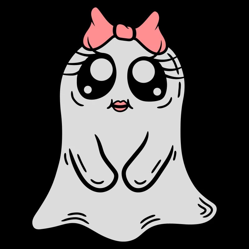 Comic Kleines Geister Mädchen