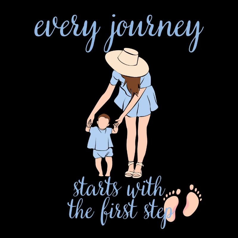 Jede Reise beginnt mit dem ersten Schritt: Mutter