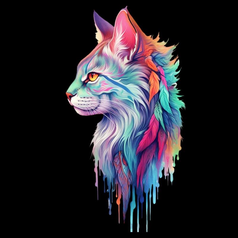 Hippie Katze