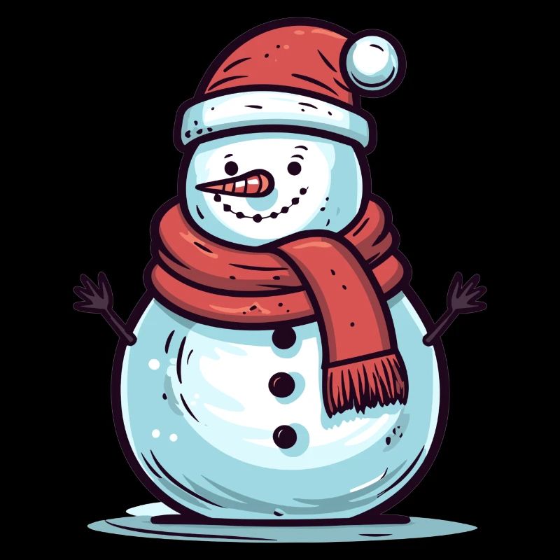 Ich bin der coolste Schneemann