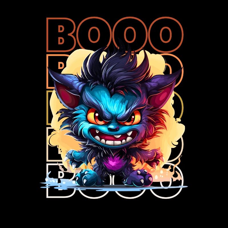 Chibi Prowl & Booo! Moonlit Lycan Tee!