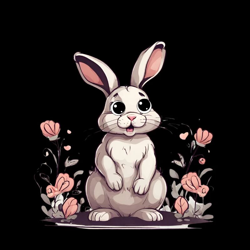happy easter rabbit