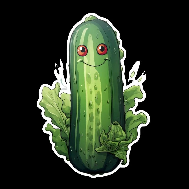 Concombre Kawaii