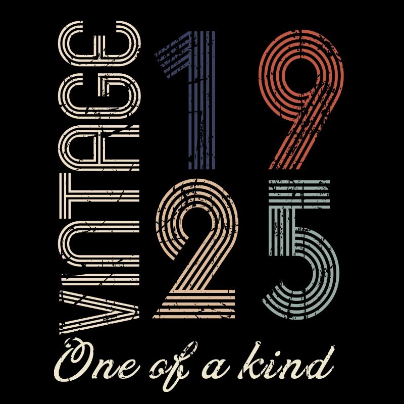 99. Geburtstag 1925 - Vintage-Retro-Geschenkidee