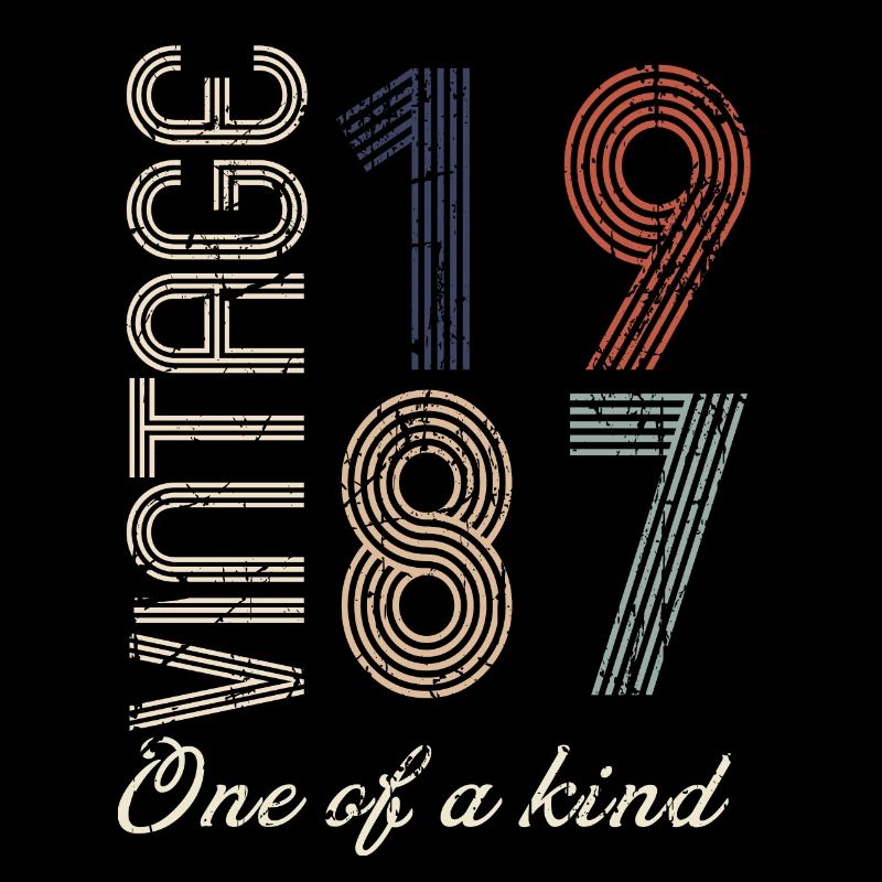 37. Geburtstag 1987 - Vintage-Retro-Geschenkidee