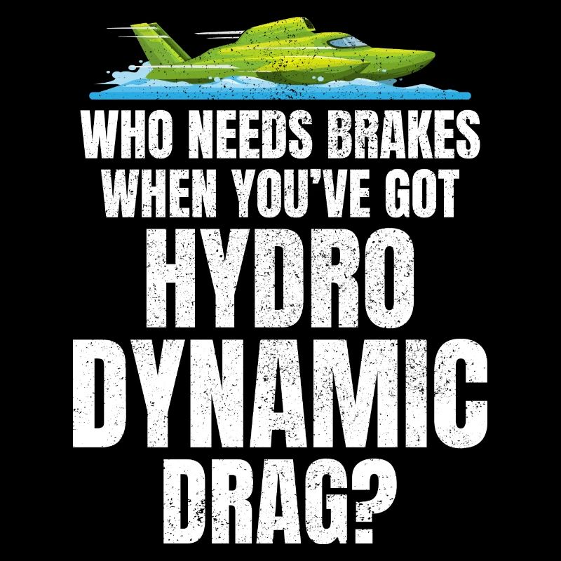 Freins hydrodynamiques de course d’hydroplanes non inclus