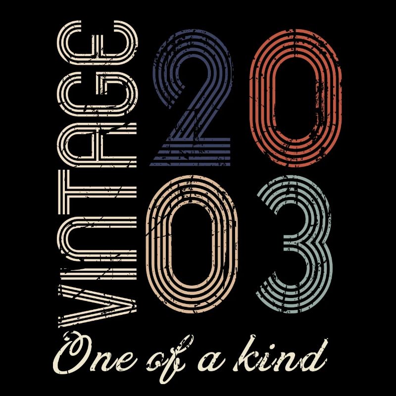 21e anniversaire 2003 - idée cadeau rétro Vintage