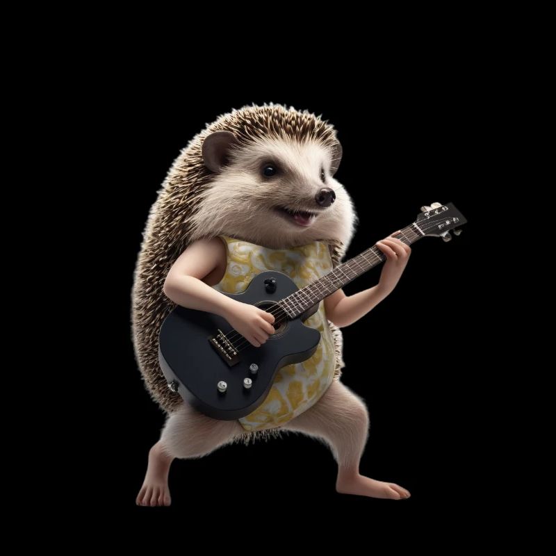 Hérisson guitare