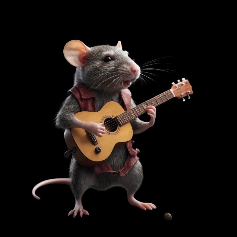 Rat Mouse Guitar