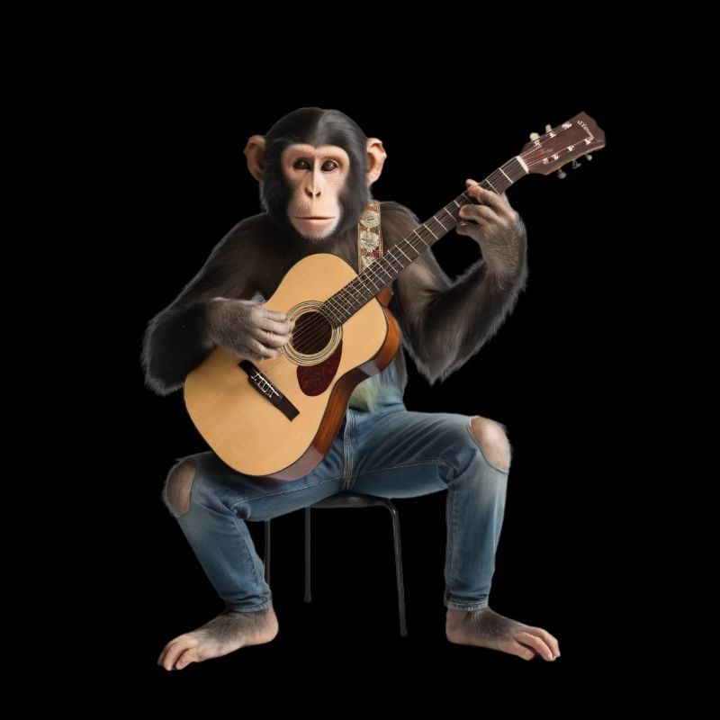 Monkey Gitarre