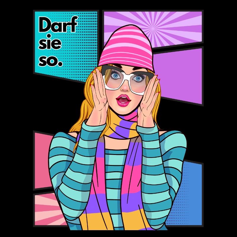 Darf sie so Comic Stil mit Lady 2