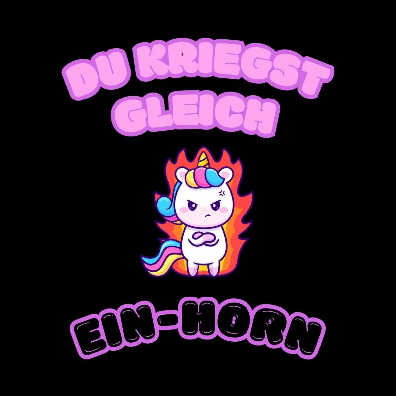 Wütendes Ein-Horn