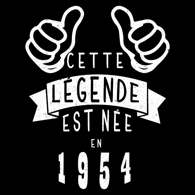 Legend 1954 Authentic 1954 Vintage Bursdag
