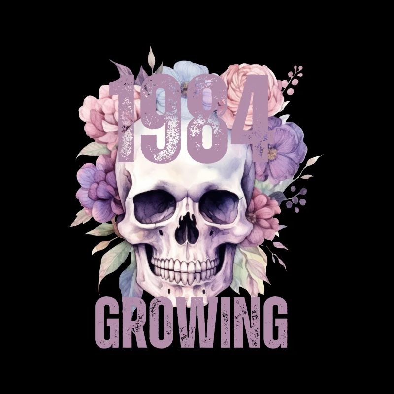 Crâne de fleur 1984