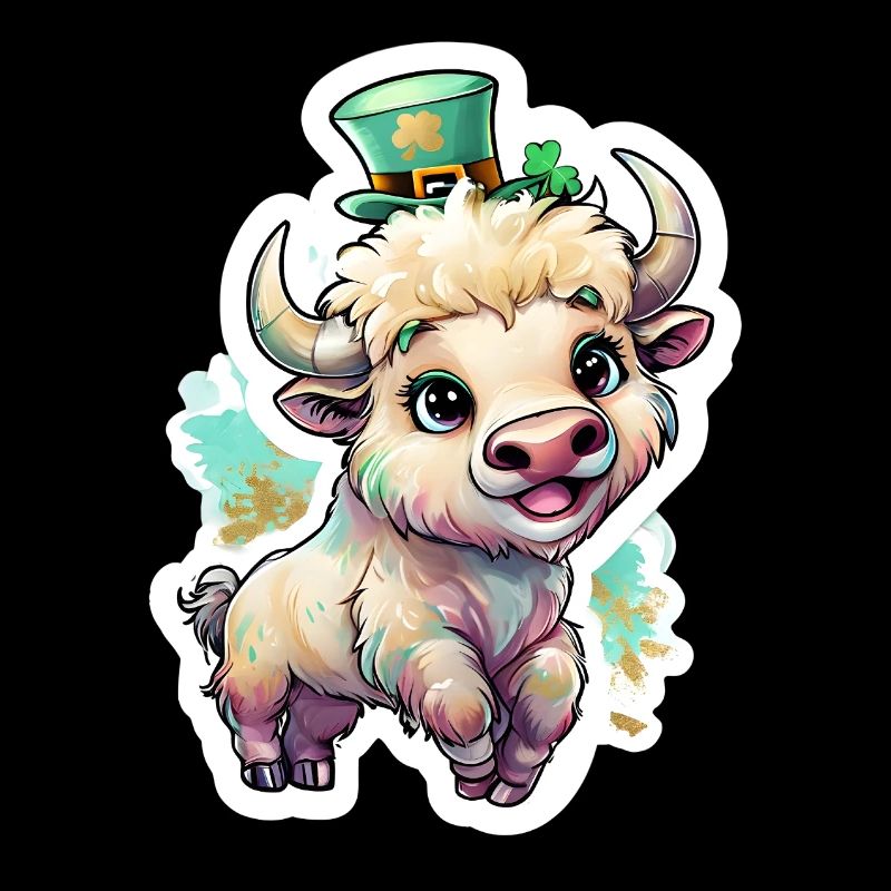 St. Patrick's Day Büffel Geschenk