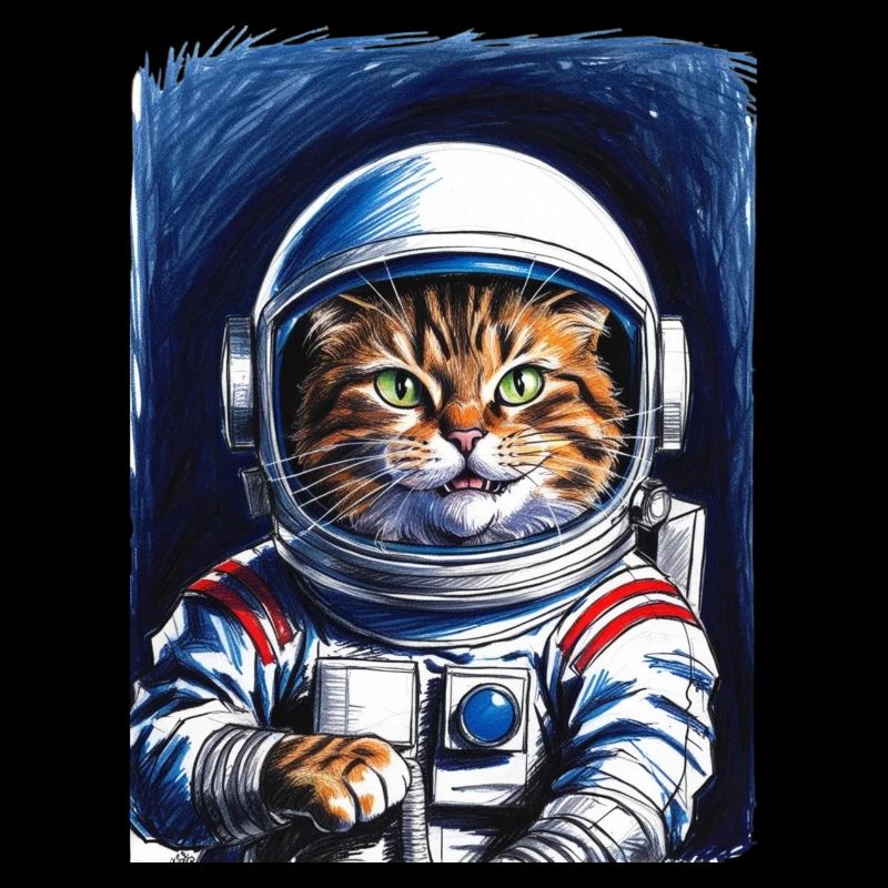 Astronaute Chats Cadeau de l’Espace