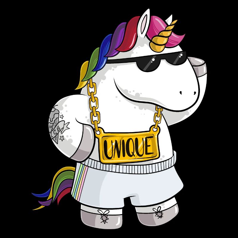 Unique Comic Einhorn