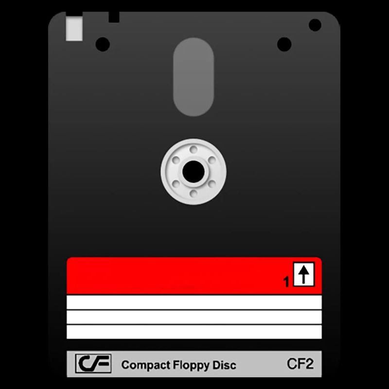 Amstrad 3" floppy disk – Retro Tech 01 symbol