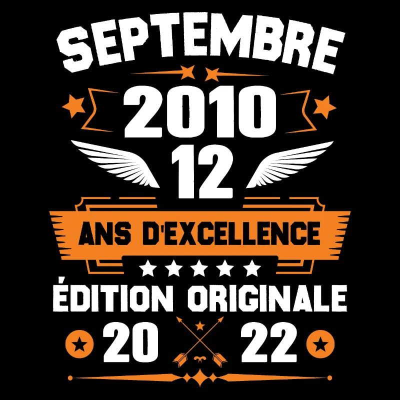 Septembre 2010 Idée cadeau d'anniversaire 12 ans