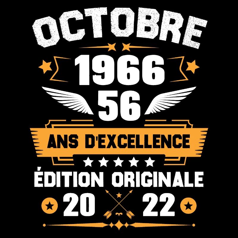 Octobre 1966 Idée Cadeau D'anniversaire 56 Ans