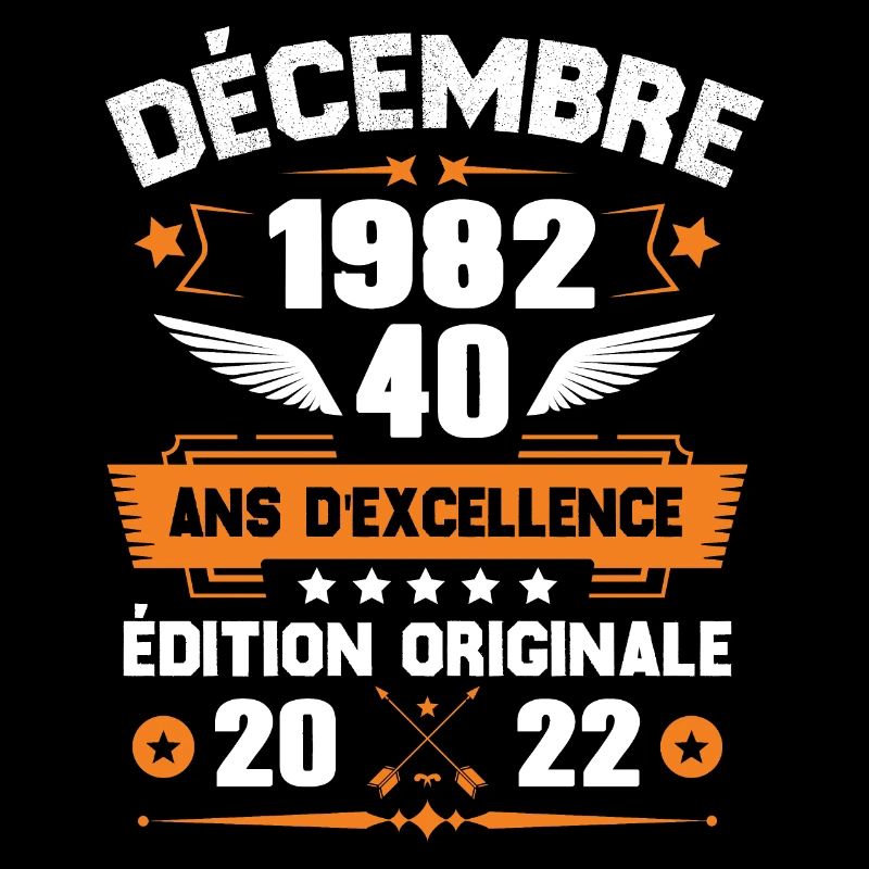 Décembre 1982 Idée Cadeau D'anniversaire 40 Ans