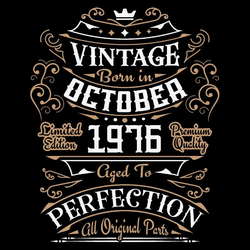 Vintage Oktober 1976 / Retro Geburtstagsgeschenk