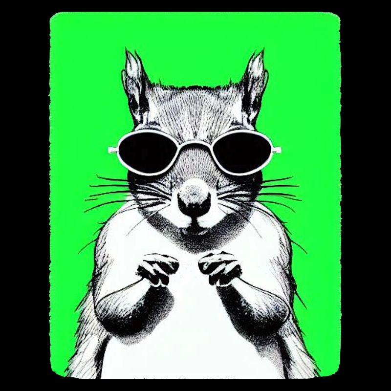 Squirrel Sunglasses Animal Cute Funny Cool 4