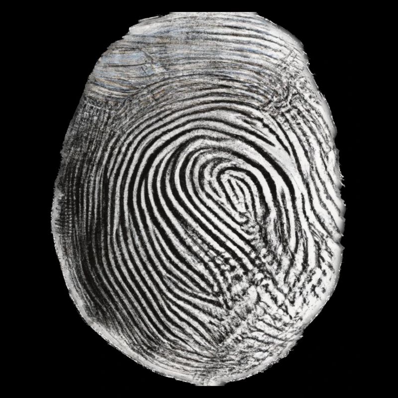 Empreinte digitale noire