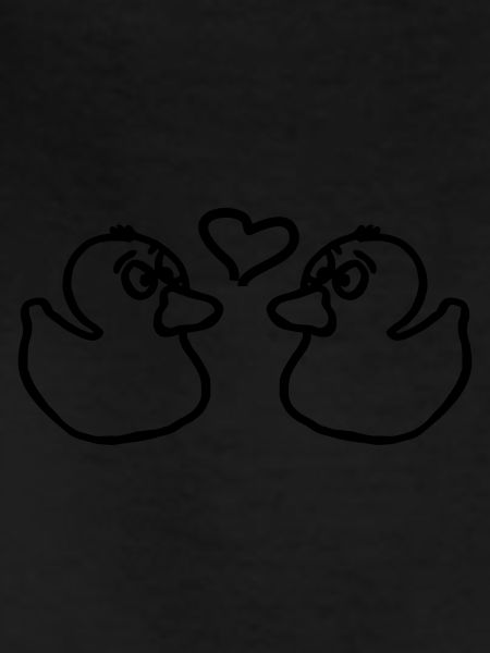 Ducks with heart