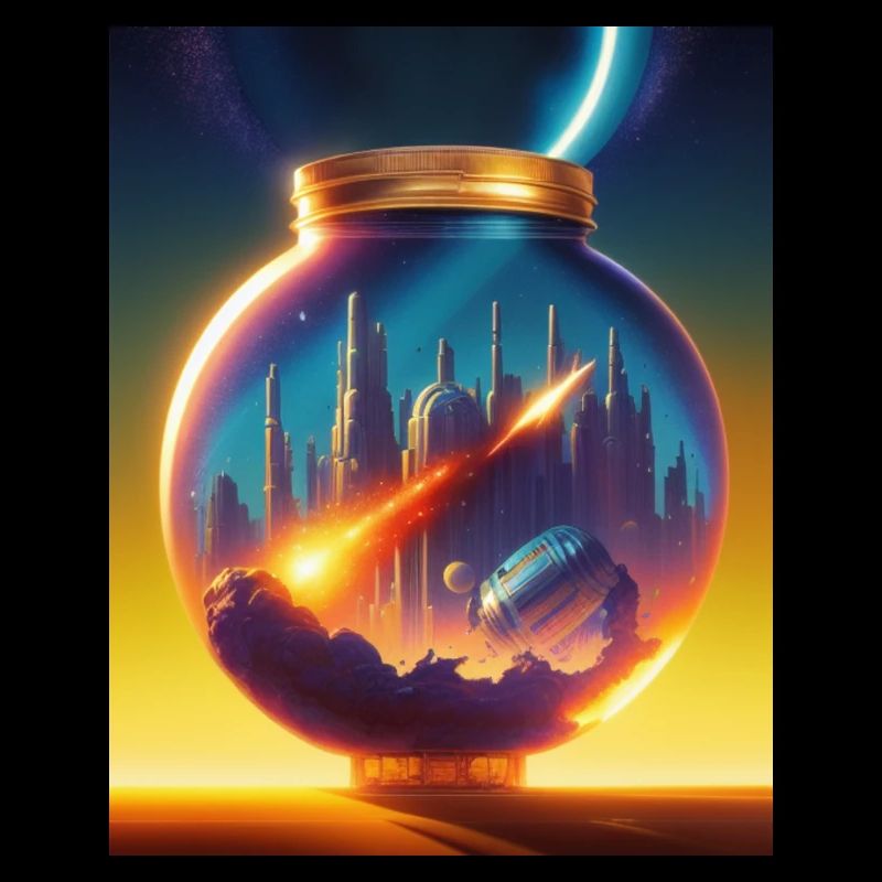 Eine Welt in der Flasche