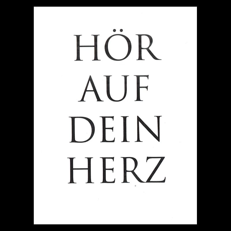 Hör auf dein Herz