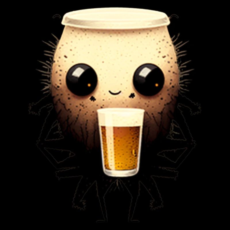 Süße kleine Bier Spinne