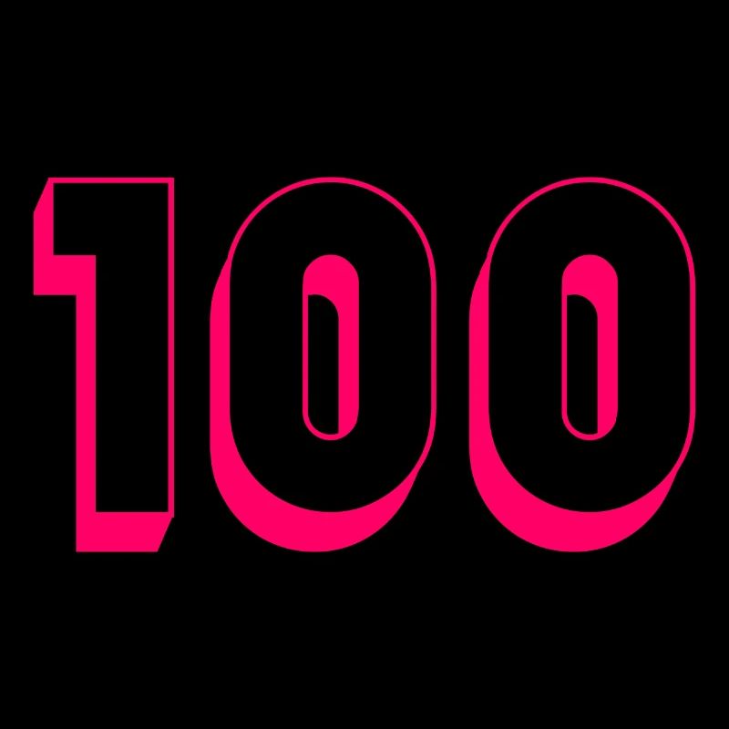 100. 100 YEARS. 100th ANNIVERSARY. BIRTHDAY 100