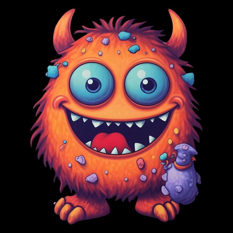 Petit monstre « Kuller » dans le style comique