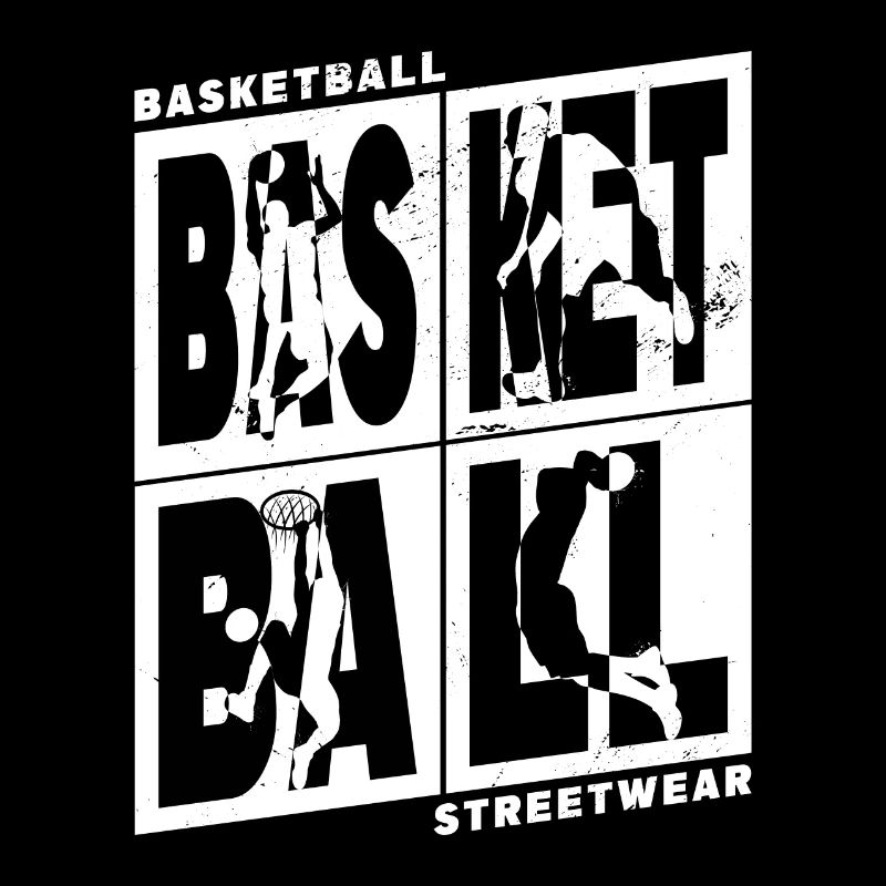 Basketteur Basketteur Noir Blanc