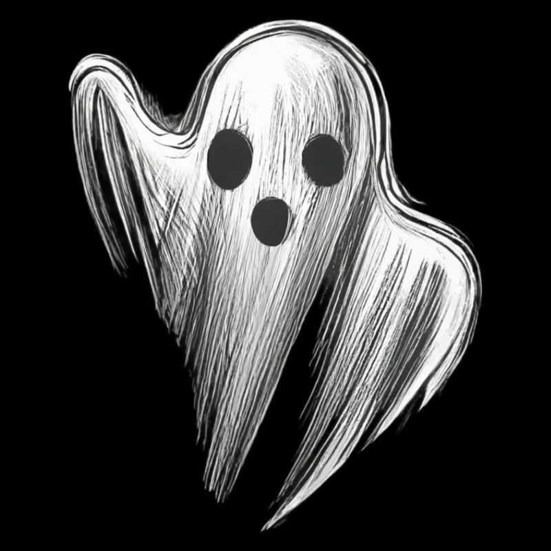STYLIZED SCARY GHOST