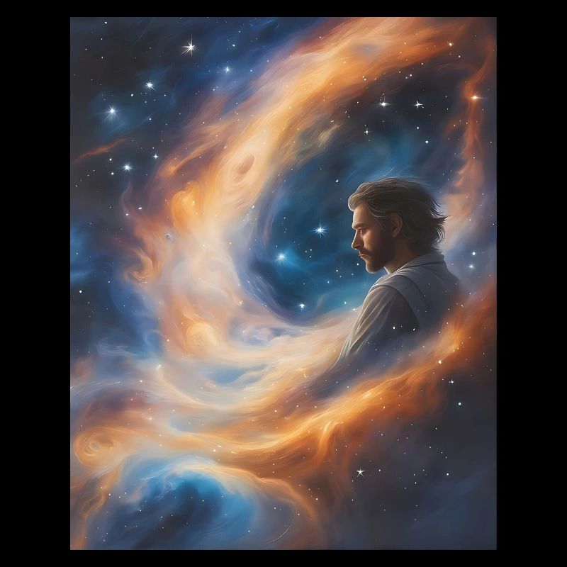 God transcends in stardust