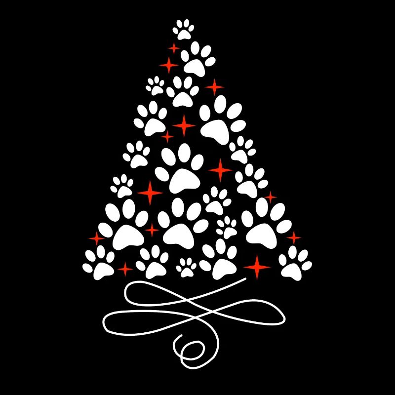 Joyeux Noël chien sapin de Noël