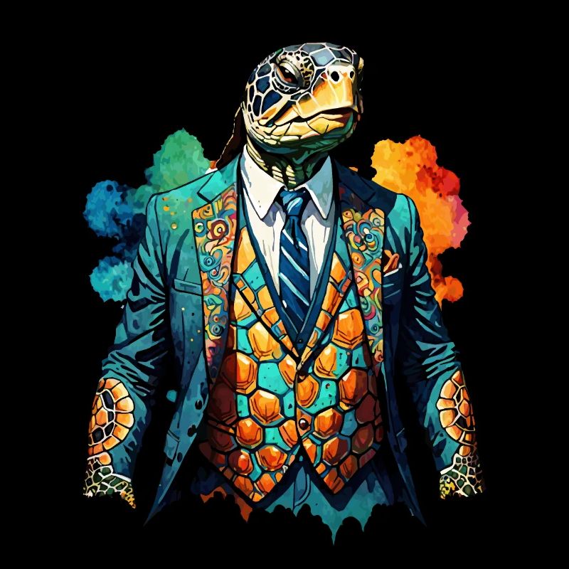 Turtle in a suit