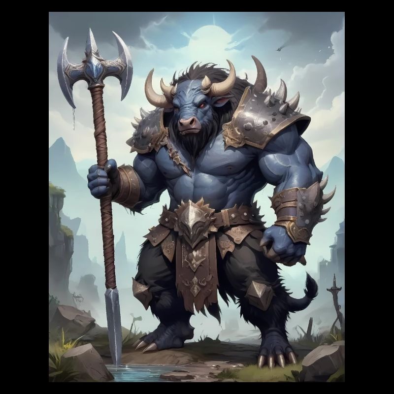 Ein monströses Ungetüm, ein Wasserbüffel