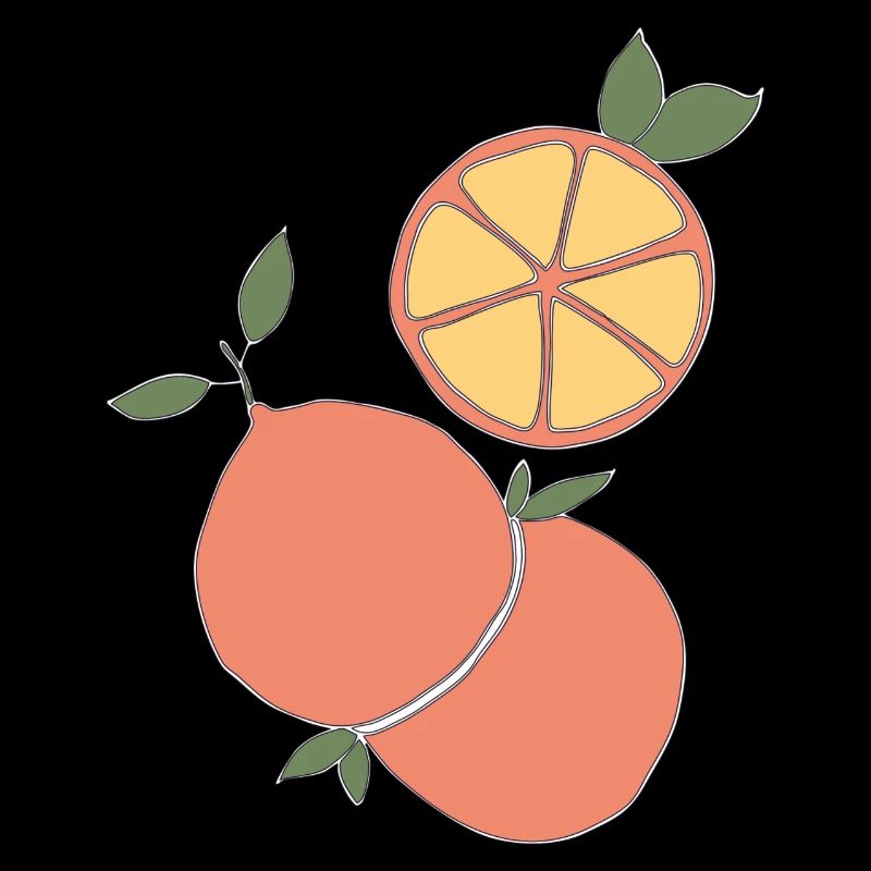 orange grapefruit