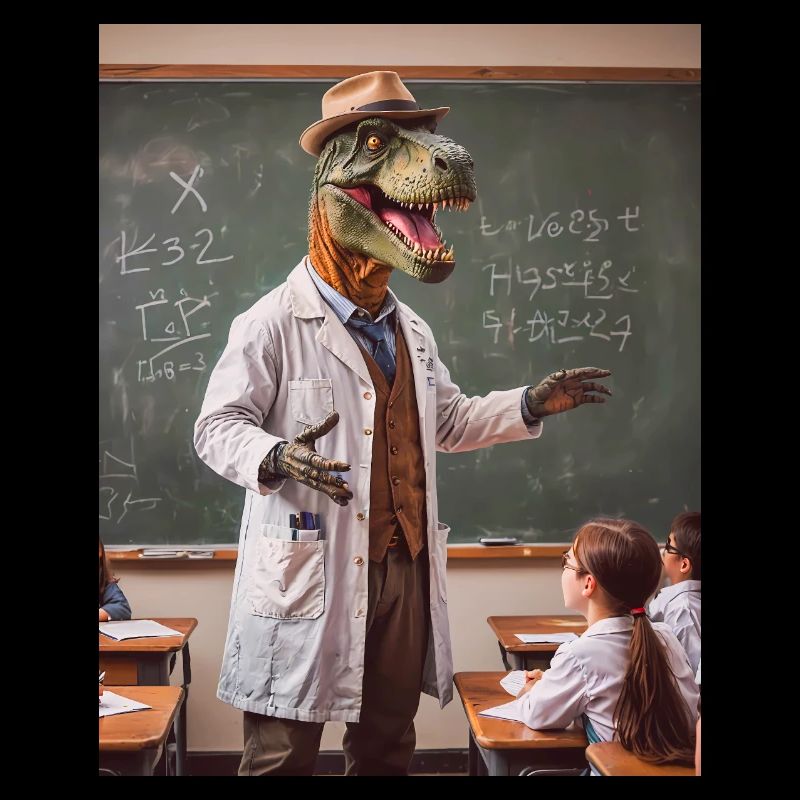 Dinos living Today – working as a teacher
