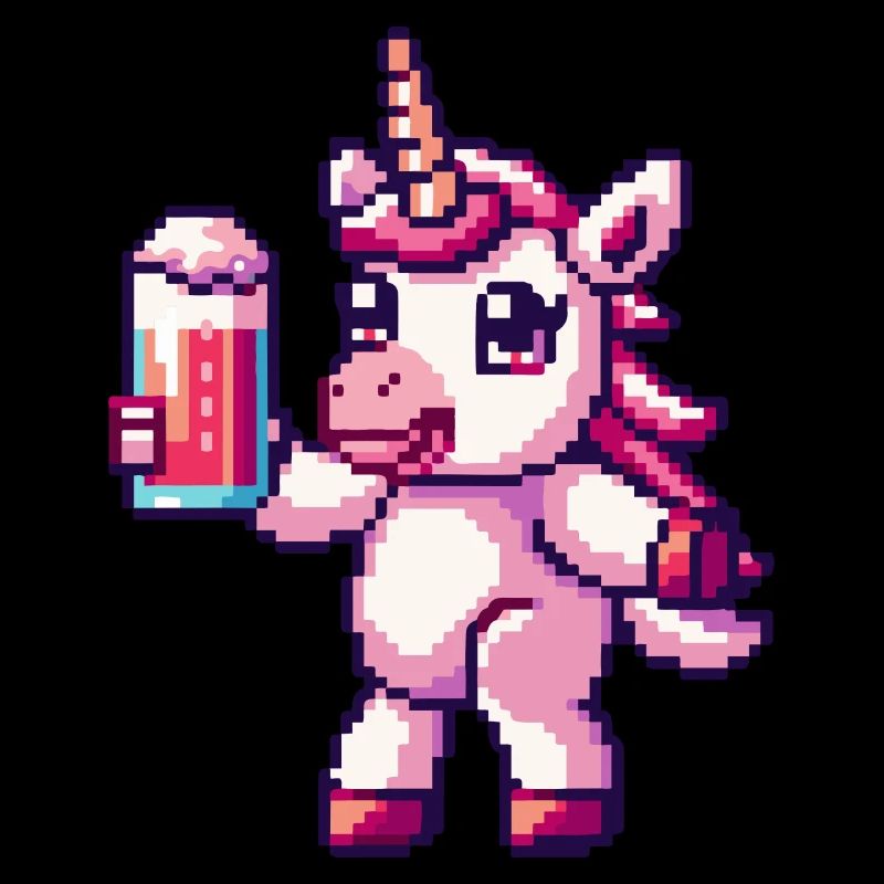 Unicorn Beer Pixel