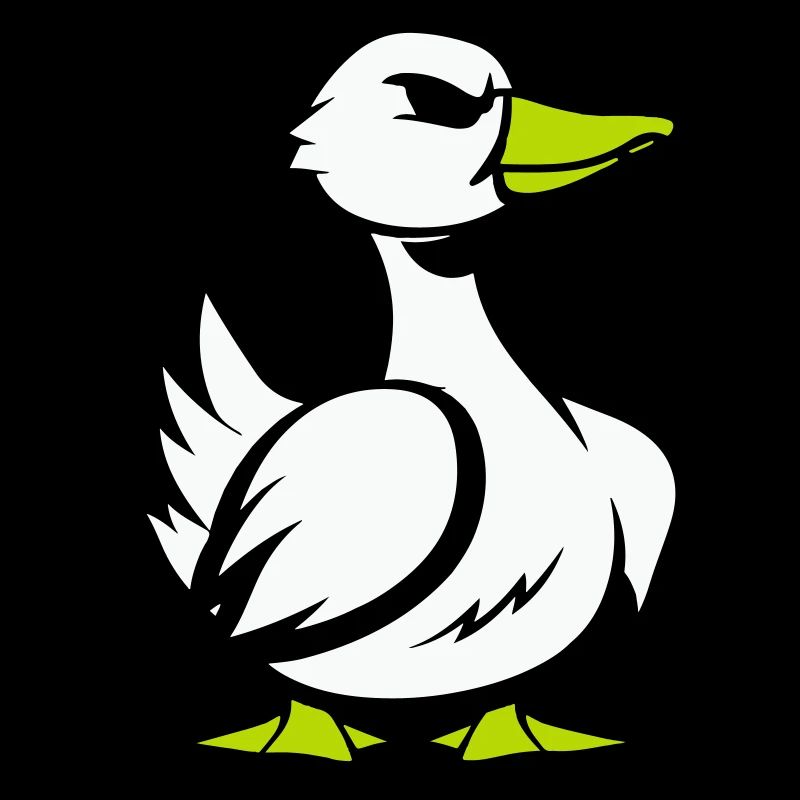 Dessin animé de bande dessinée de canard