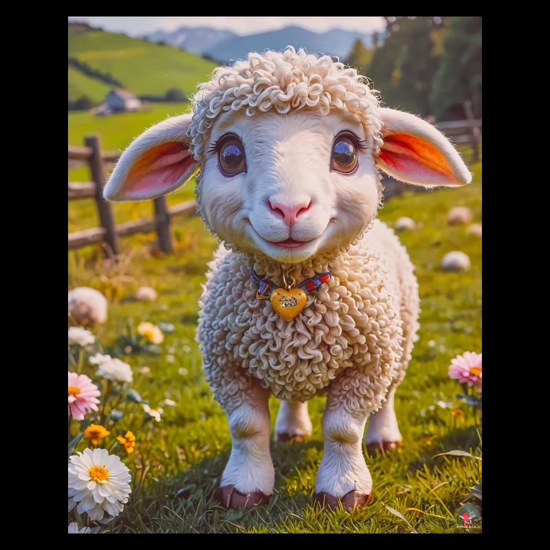 Animaux super mignons dans une ferme – moutons