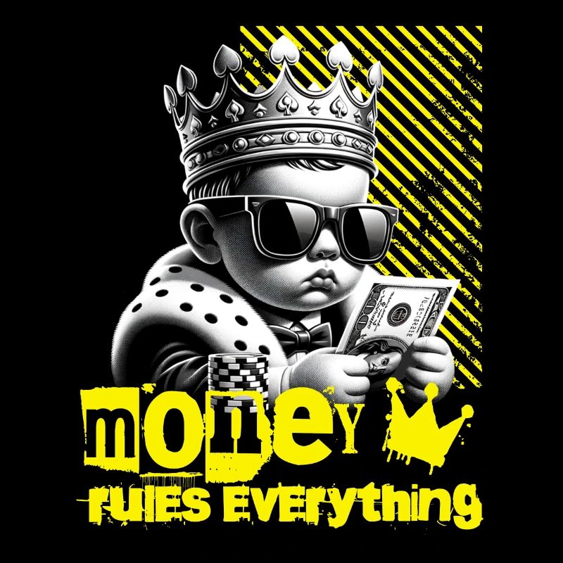Money Rules Everything Mit Coolem Babykönig
