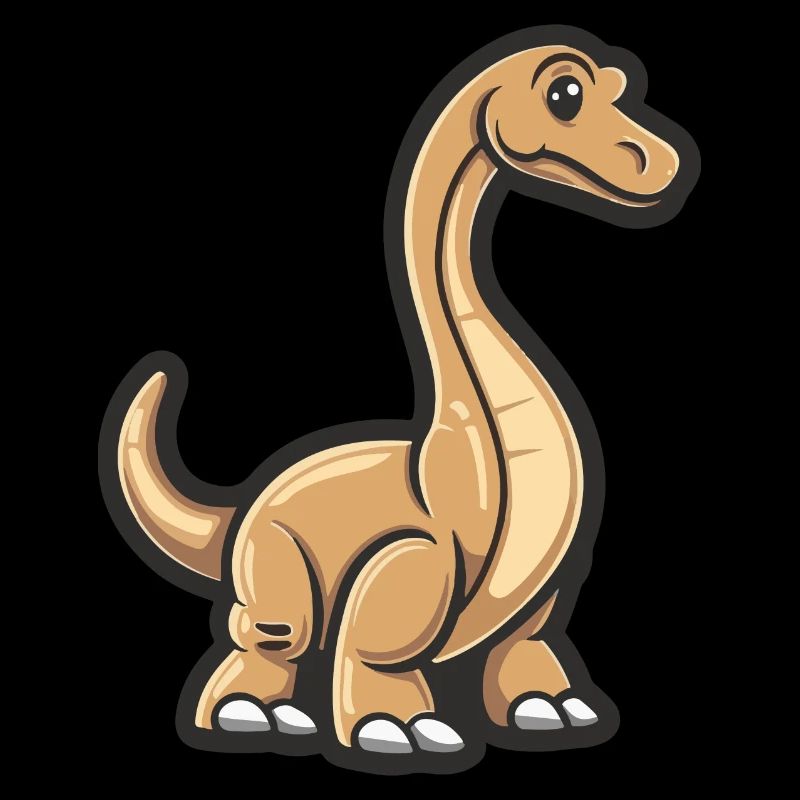 Dinosaurier brontosaurus Comic