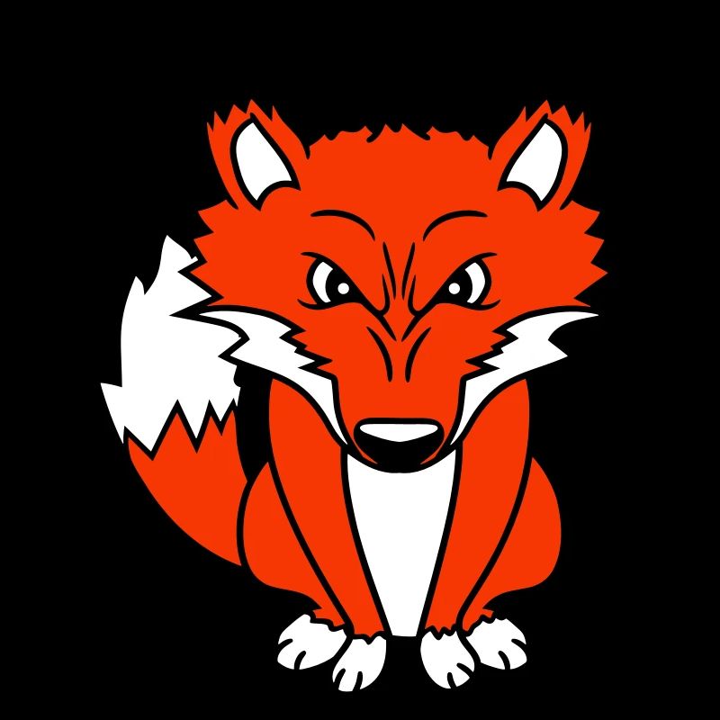 Fuchs Böser Blick Gefährlich Rotfuchs Wildes Tier