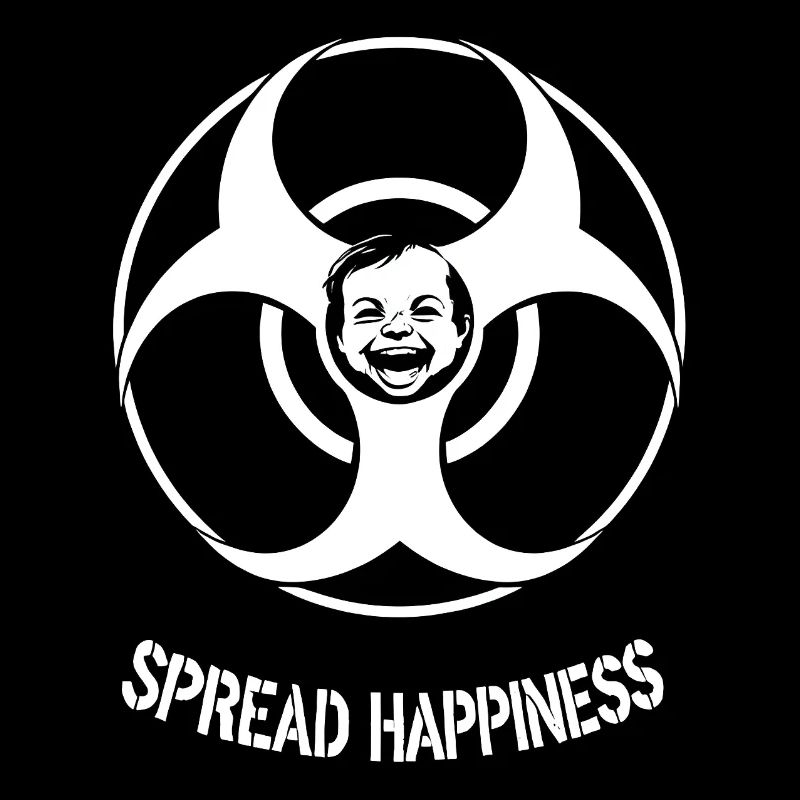 SpreadHappiness schwarzer Hintergrund