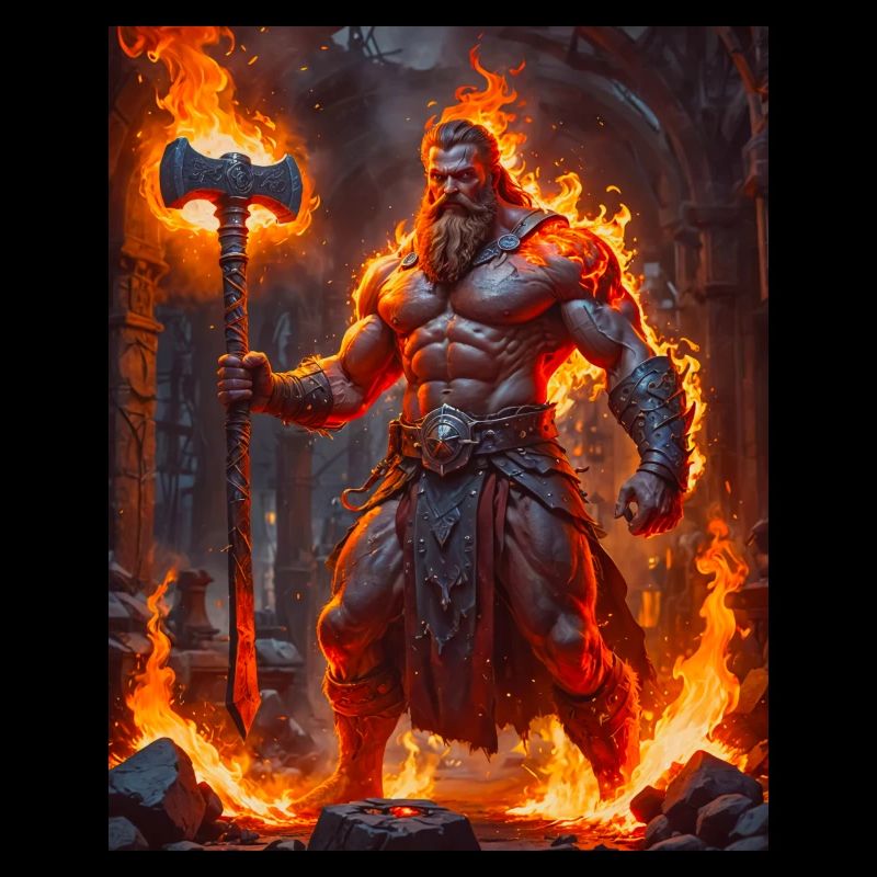 Svarog, dieu slave du feu, de la forge et du céleste